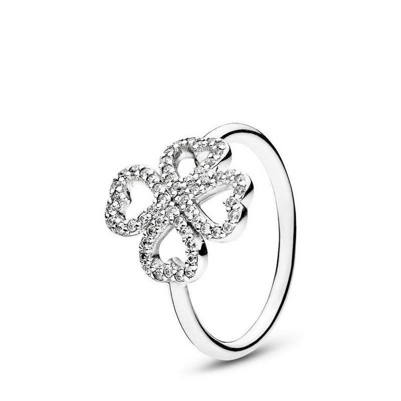 Pandora Australia Petals of Love Stackable Ring - Sterling Silver | PTADZU081